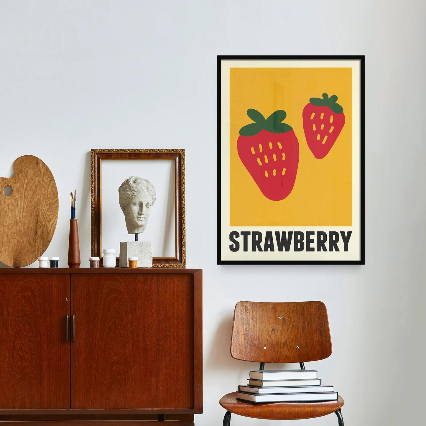 Minimalist Strawberry Poster