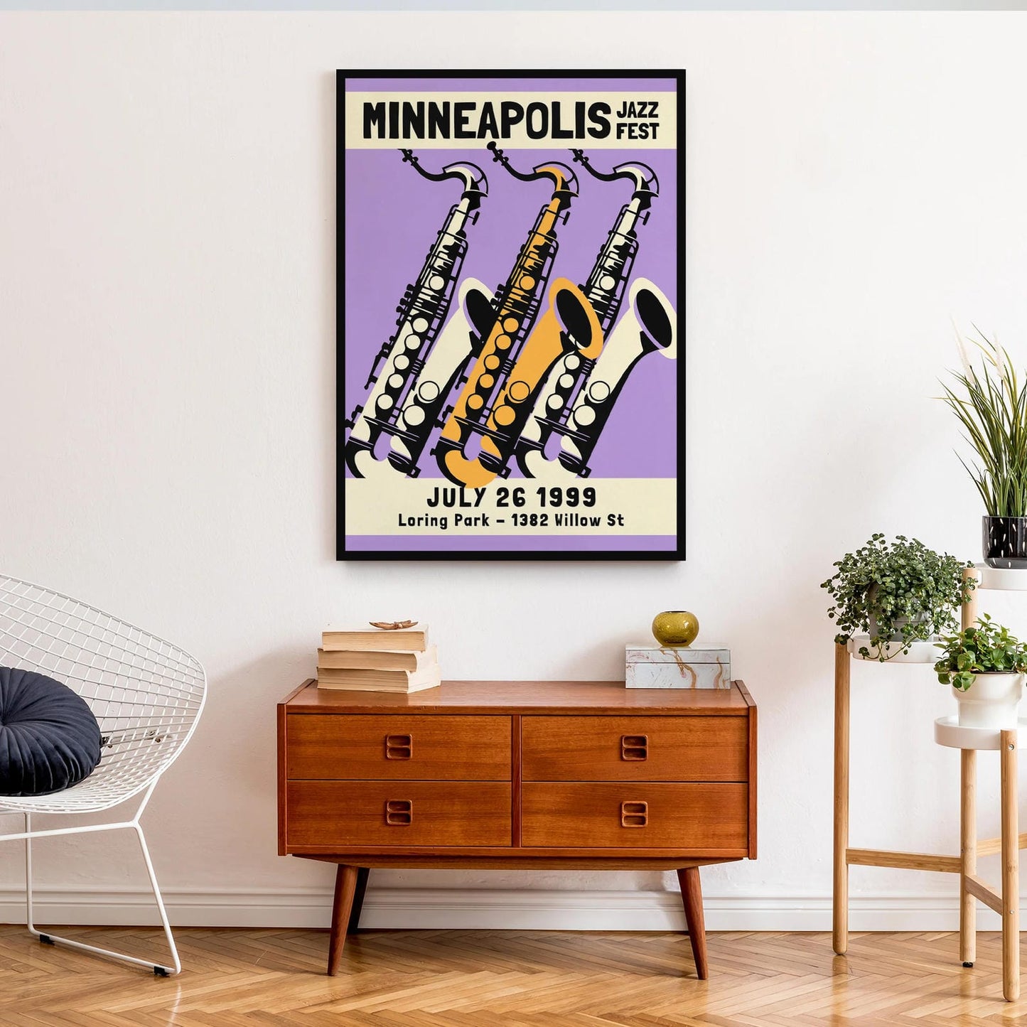 Minneapolis 1999 Jazz Festival Poster