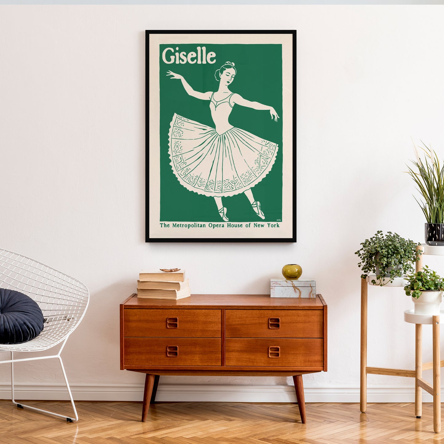 Giselle 1976 Retro Ballet Poster