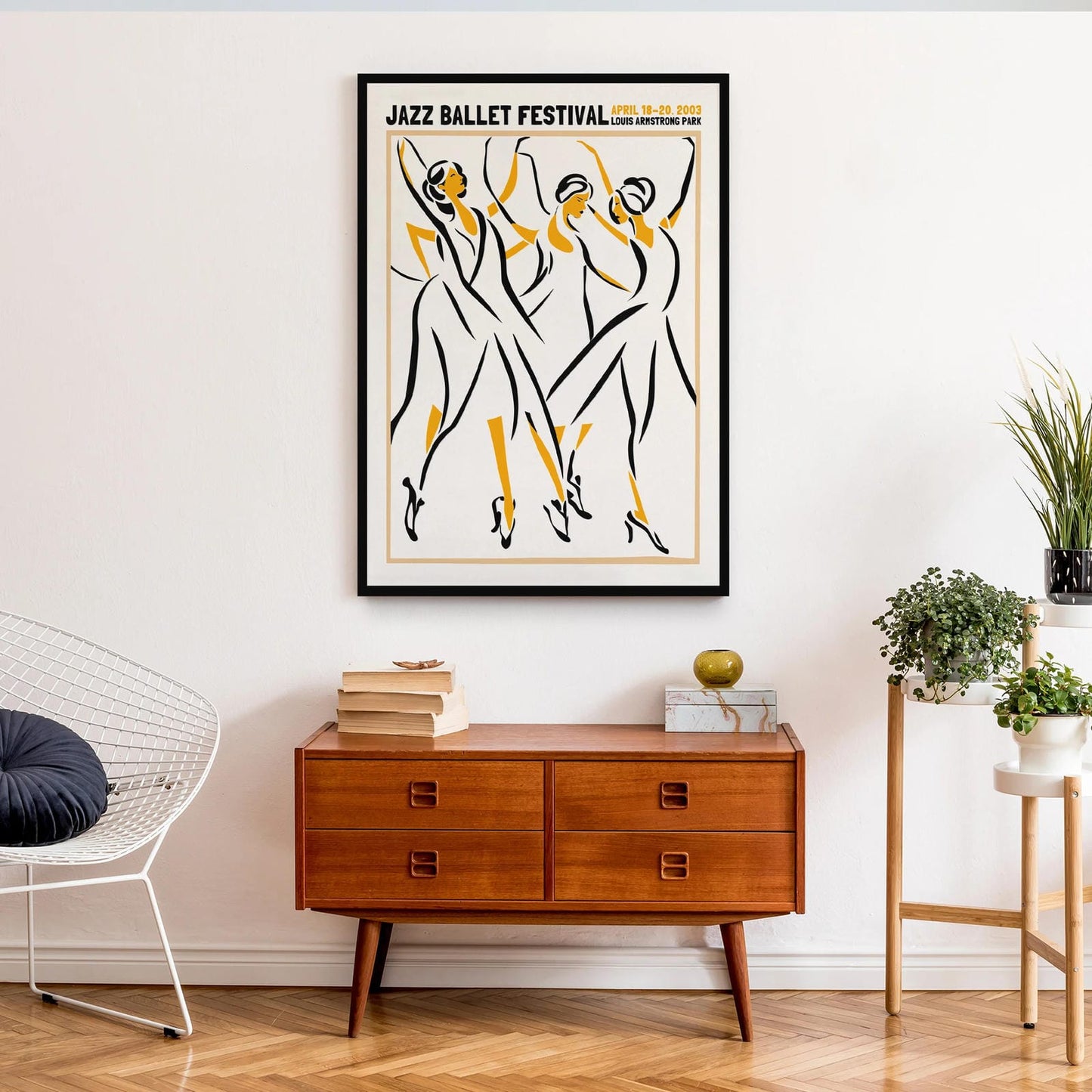 Jazz Ballet Festival 2003 Retro Poster