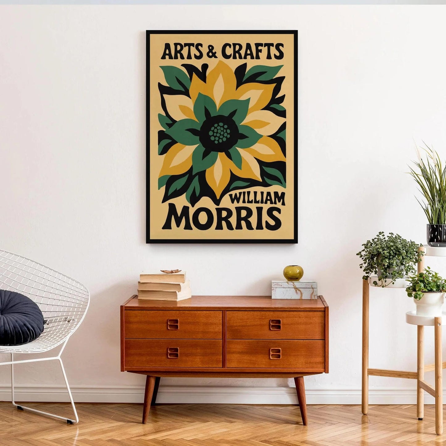 William Morris Arts & Crafts Flower Print