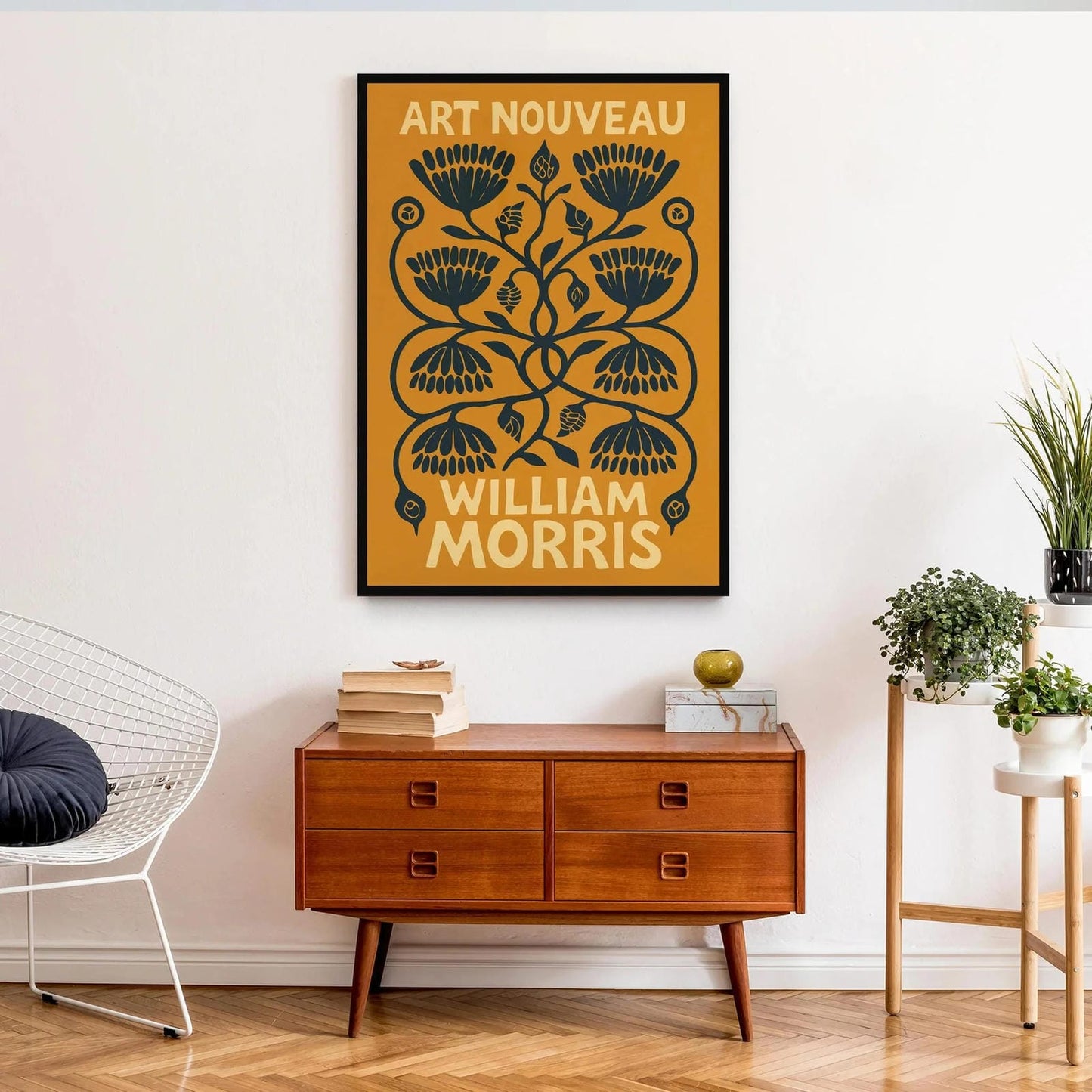 William Morris Art Nouveau Botanical Print