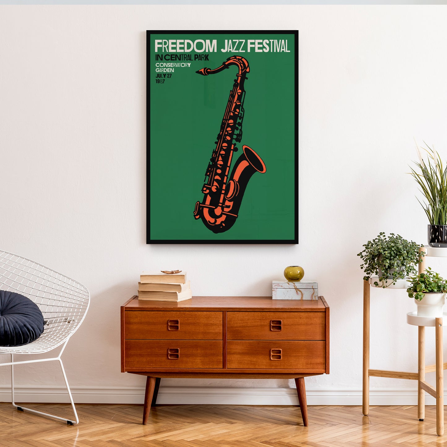 Freedom Jazz Festival 1987 Poster