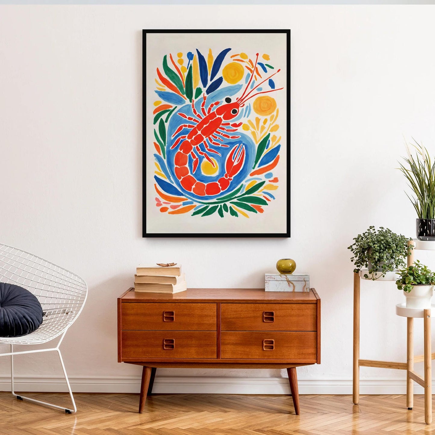Cute Shrimp Art Print