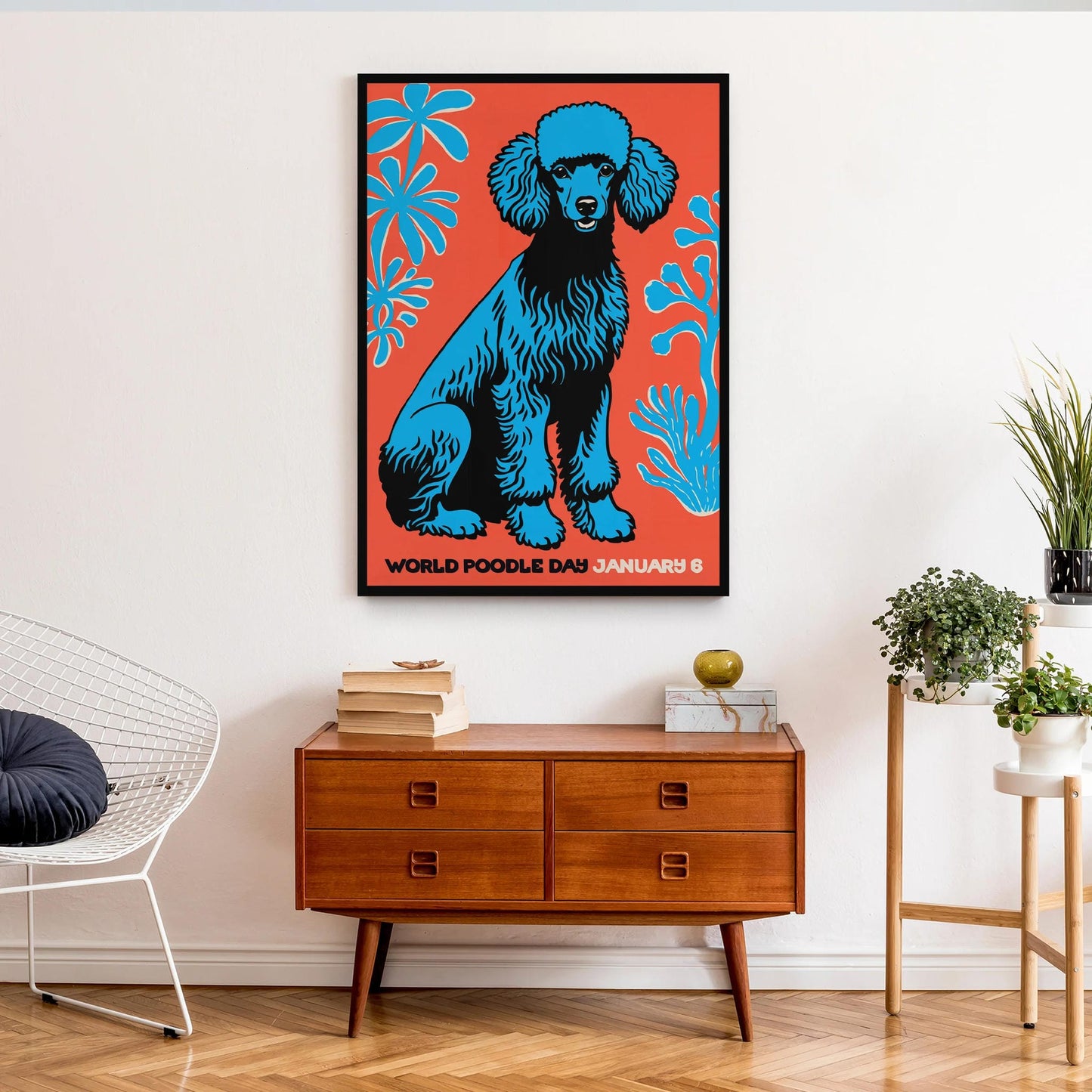 World Poodle Day Dog Art Print