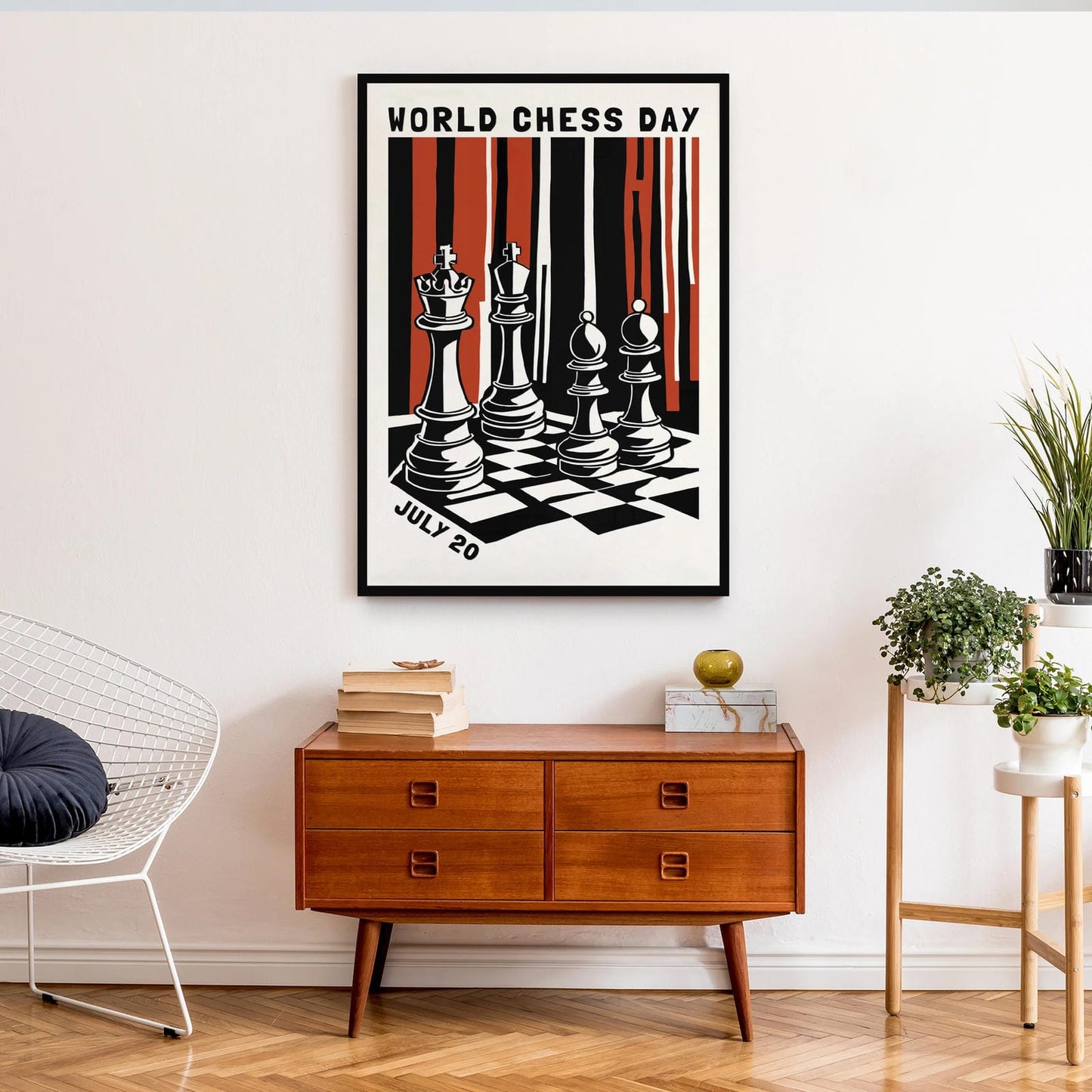 World Chess Day Poster - Gift for Dad