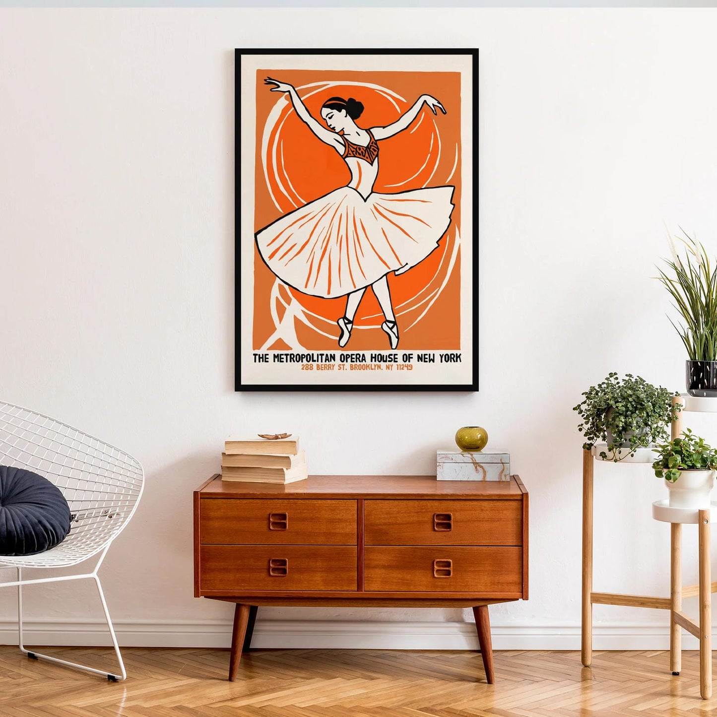 NYC Retro Ballet Poster