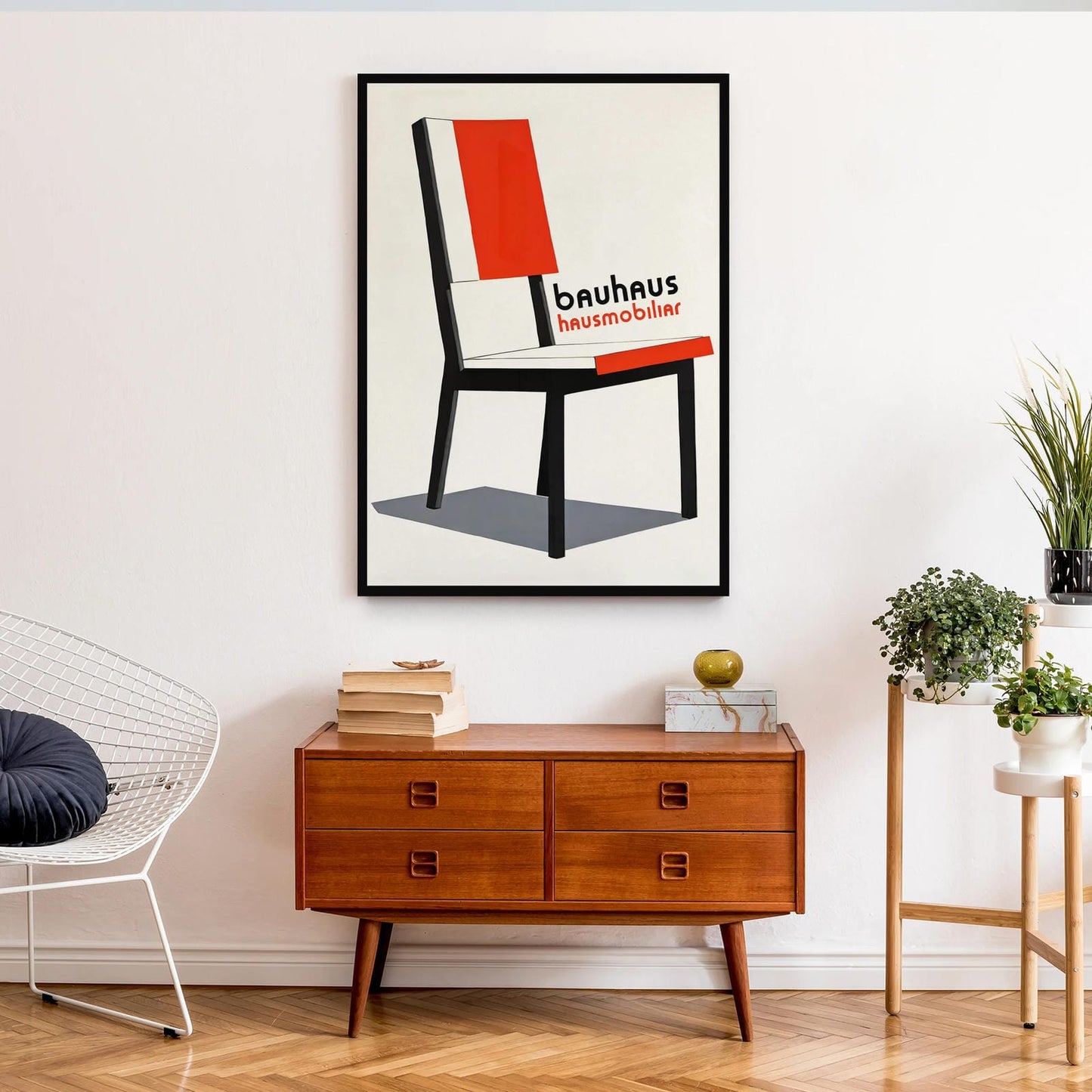 Bauhaus Chair Retro Wall Art