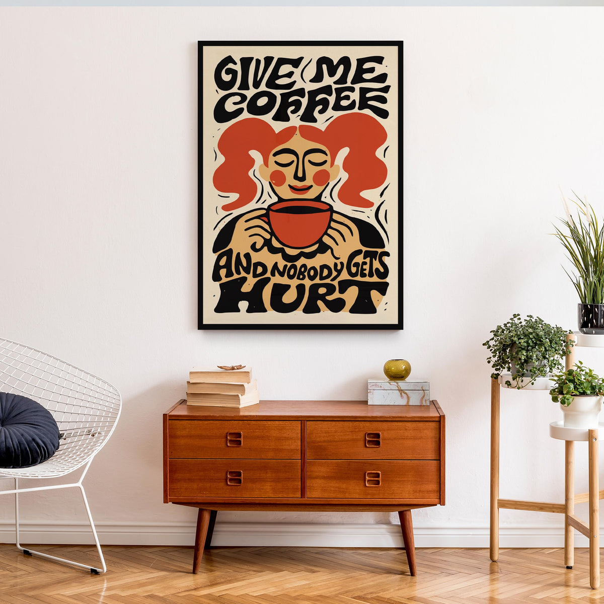 Coffee First Wall Art
