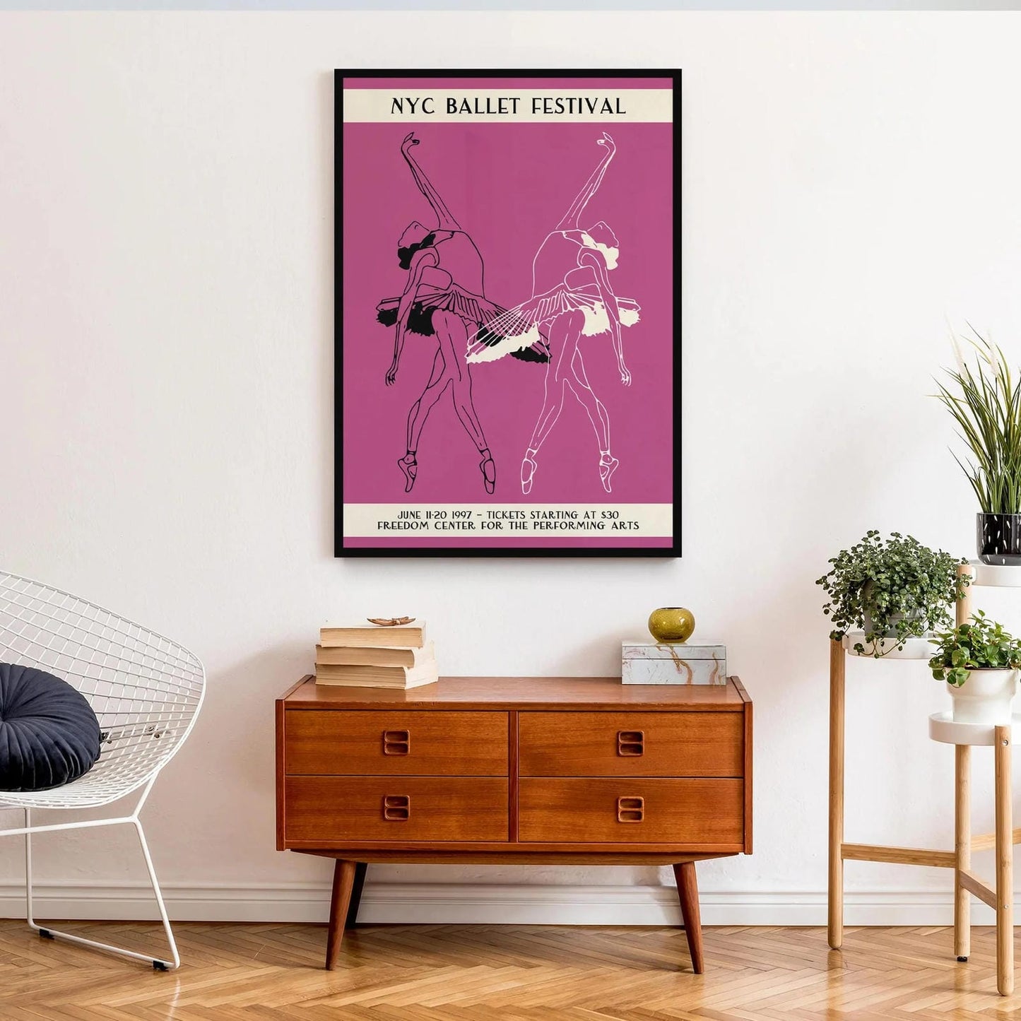 NYC Ballet Festival 1997 Dance Poster