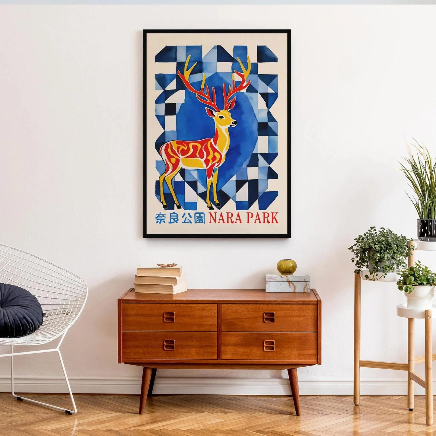 Nara Deer Park Japanese Art Print