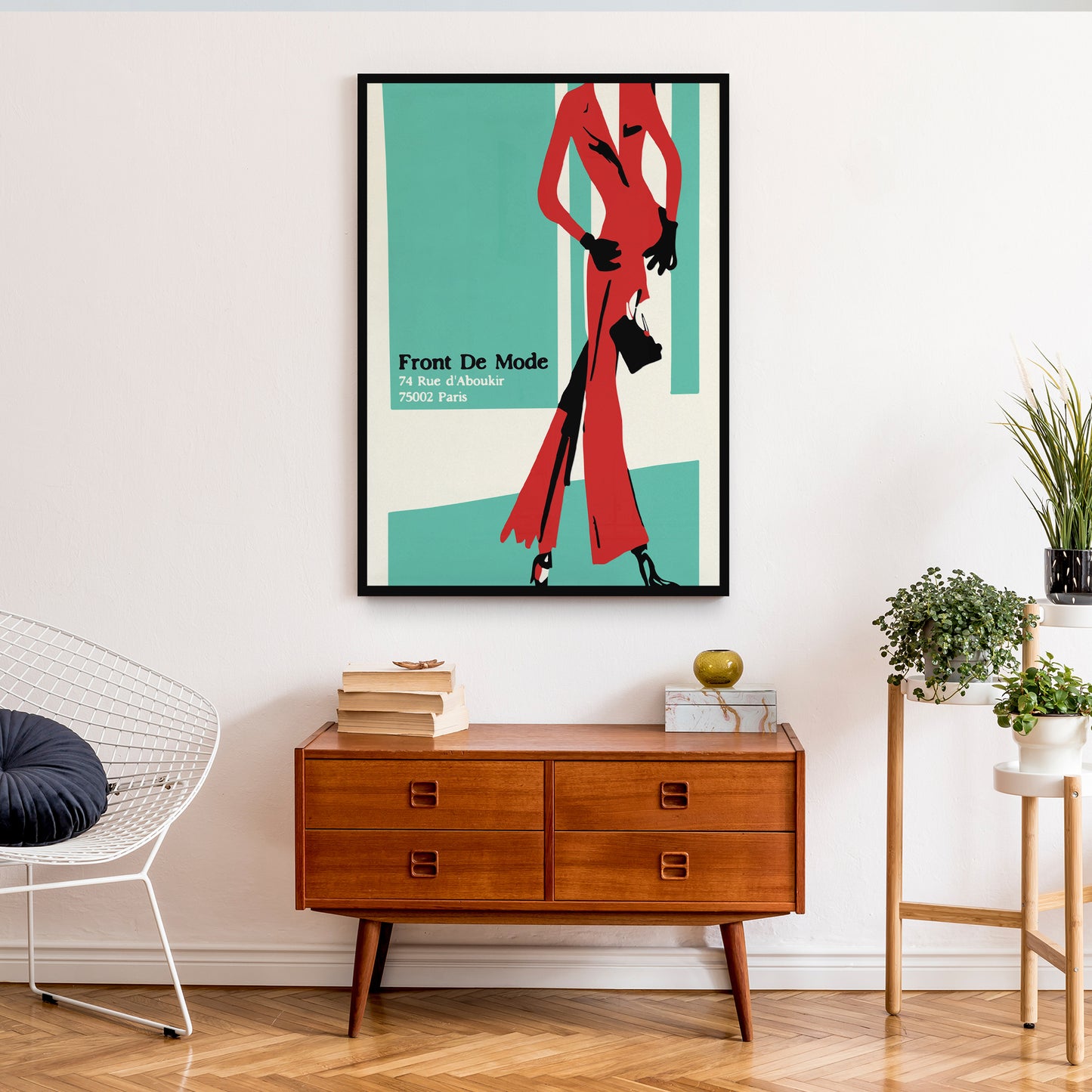 Vntage Paris Fashion Art Print