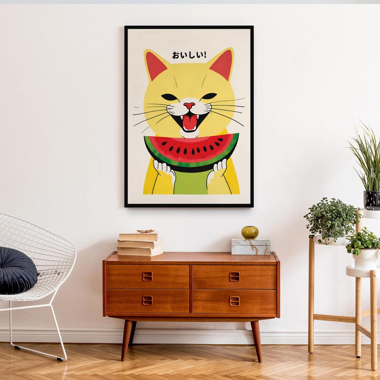 DELICIOUS Japanese Cat Poster