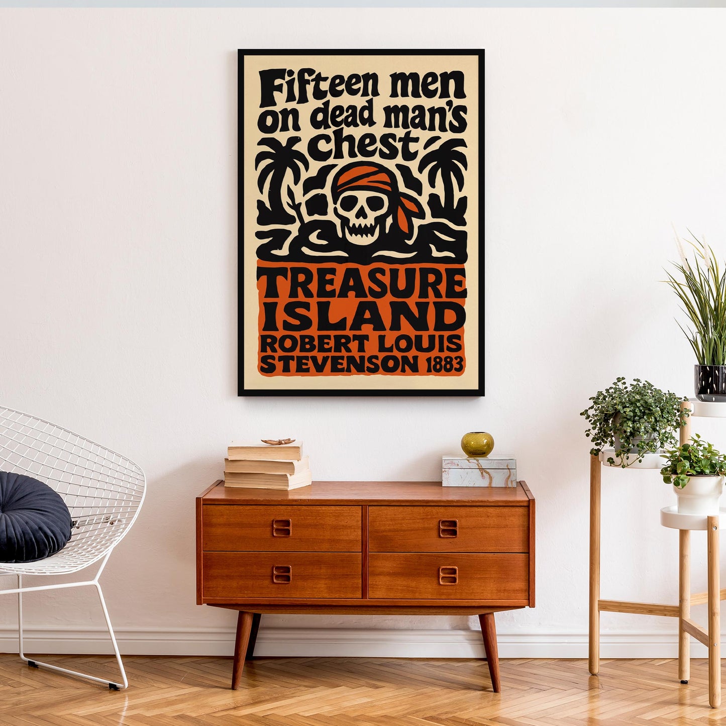 Treasure Island Vintage Poster