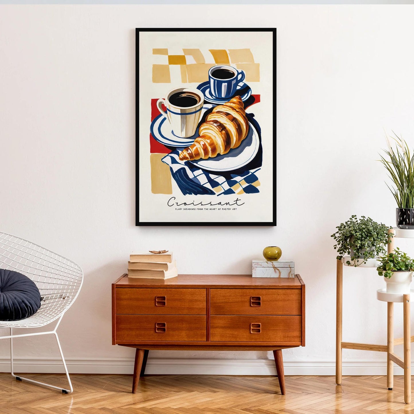French Breakfast Wall Art Print