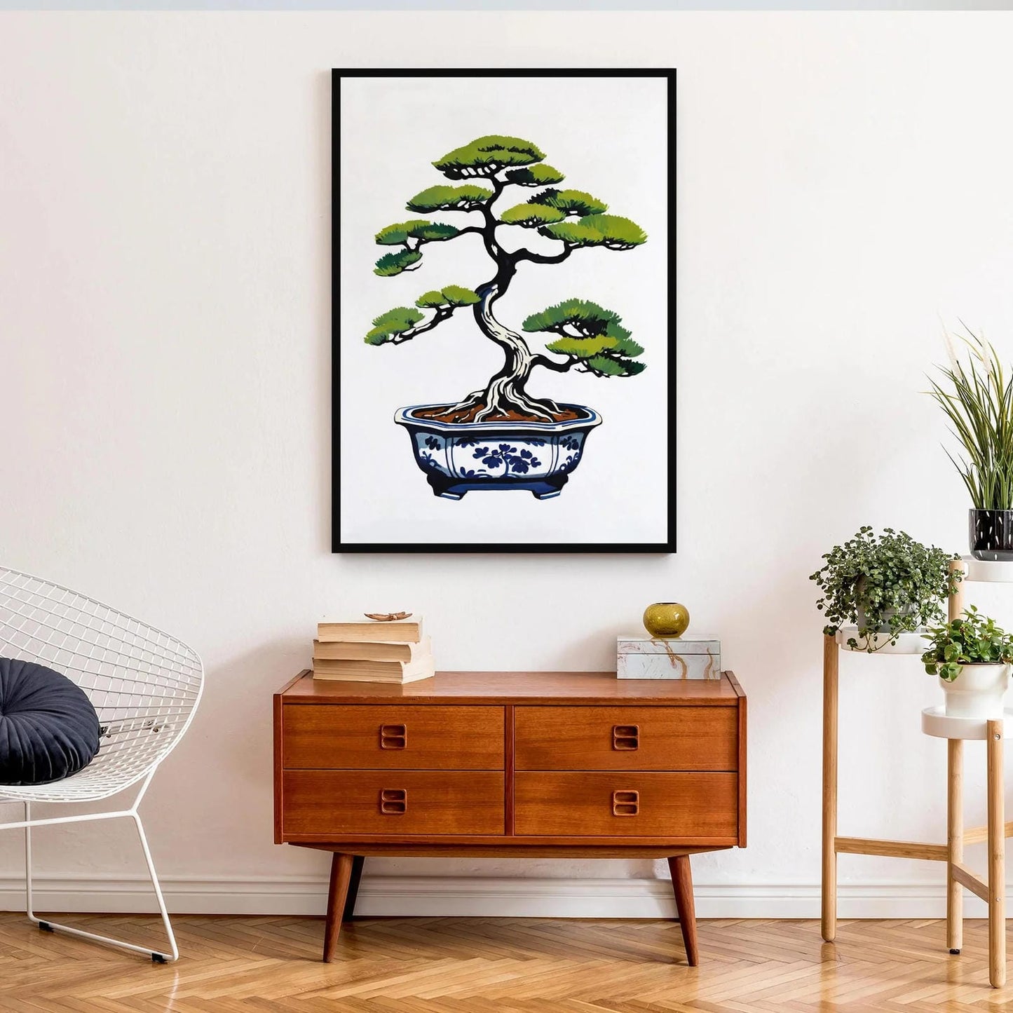 Classic Japanese Bonsai Art Print