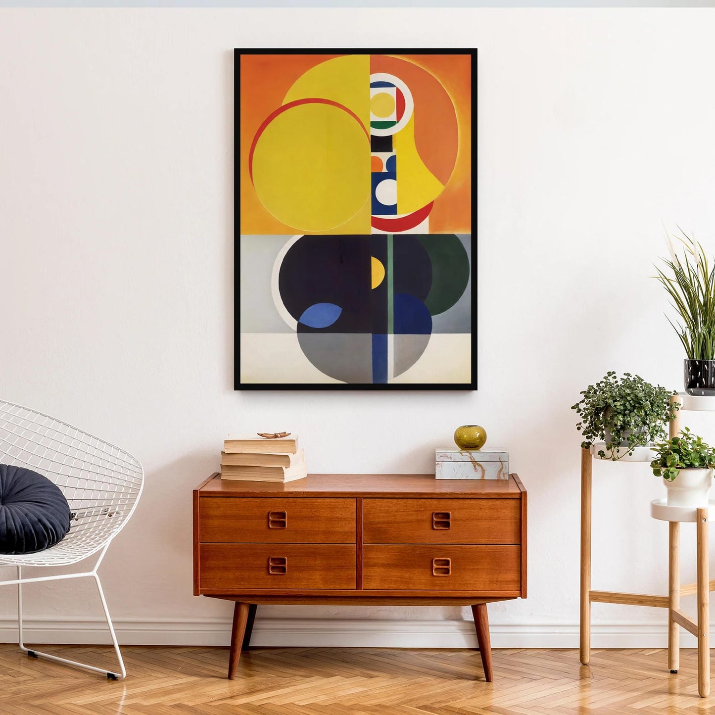 Mid-Century Modern Giclee Abstract Art Print