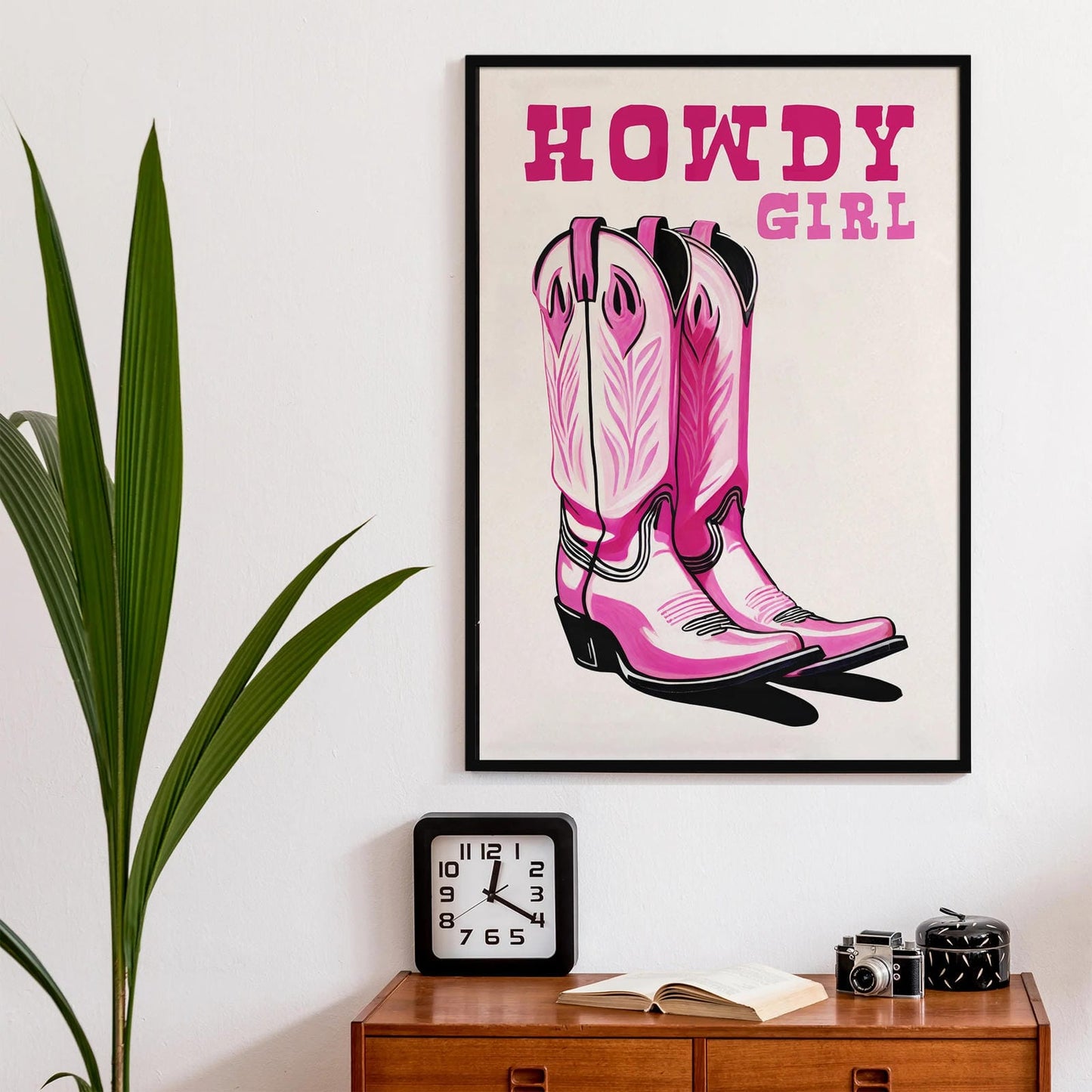 Howdy Girl - Pink Wall Art