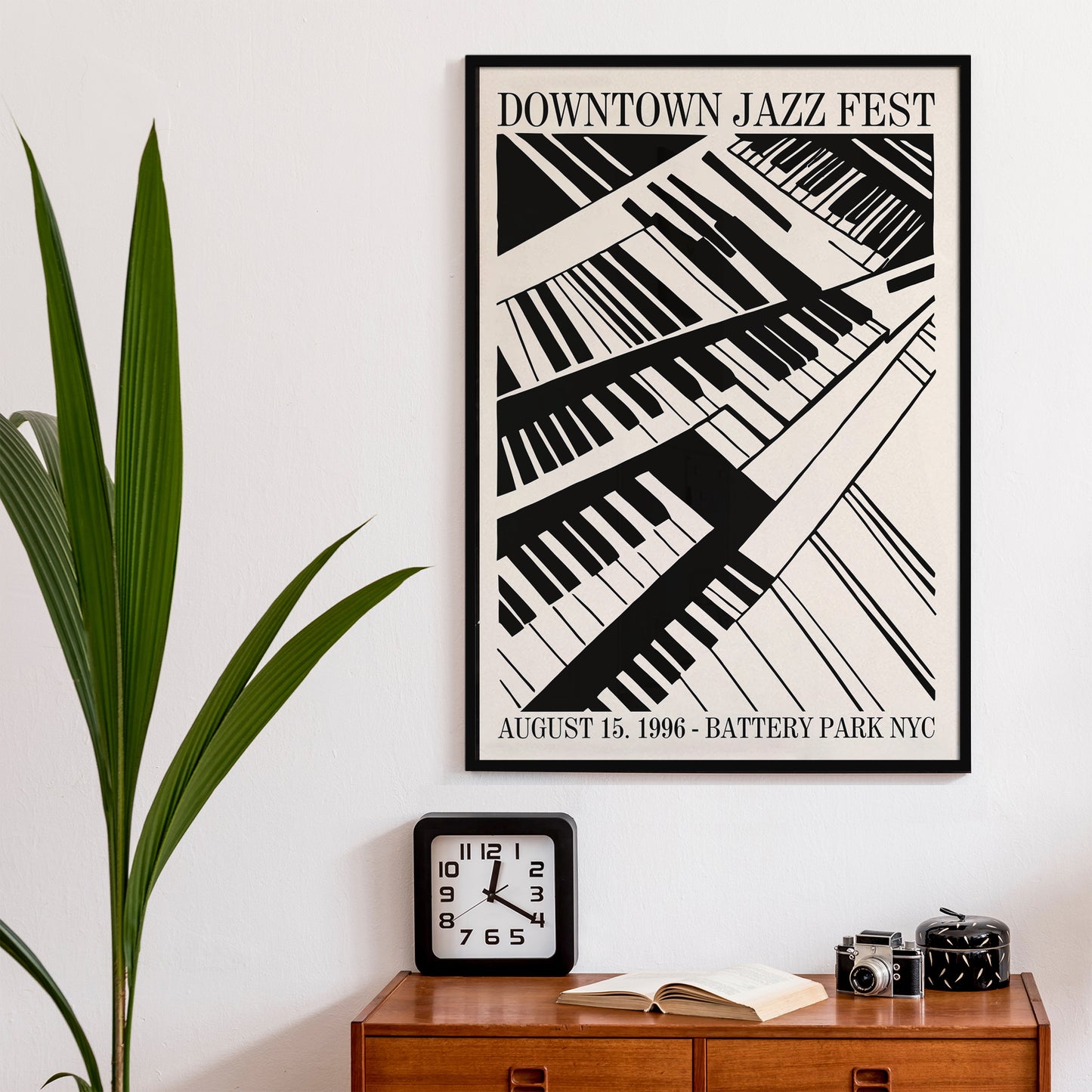 Downtown Jazz Fest 1996 Retro Poster