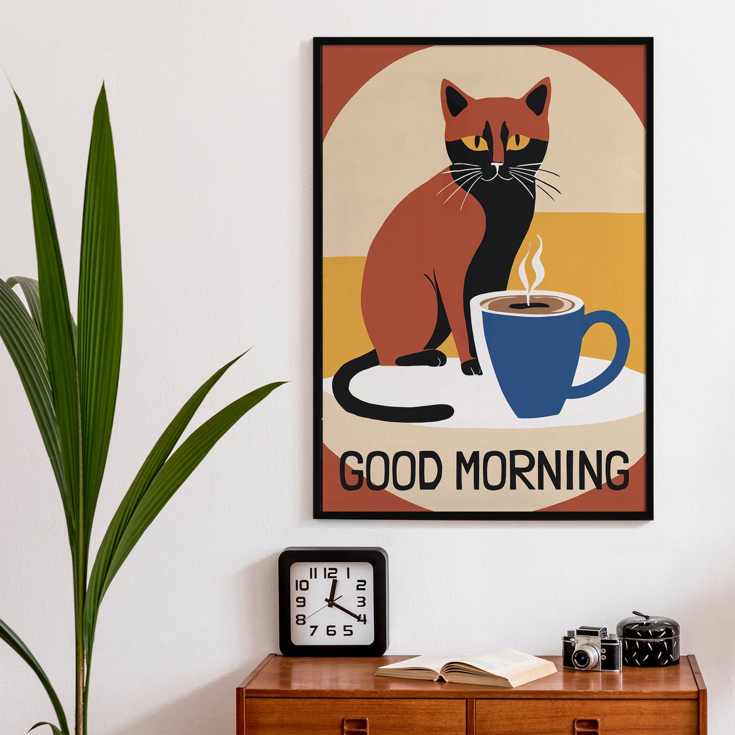 Good Morning - Boho Coffee Poster