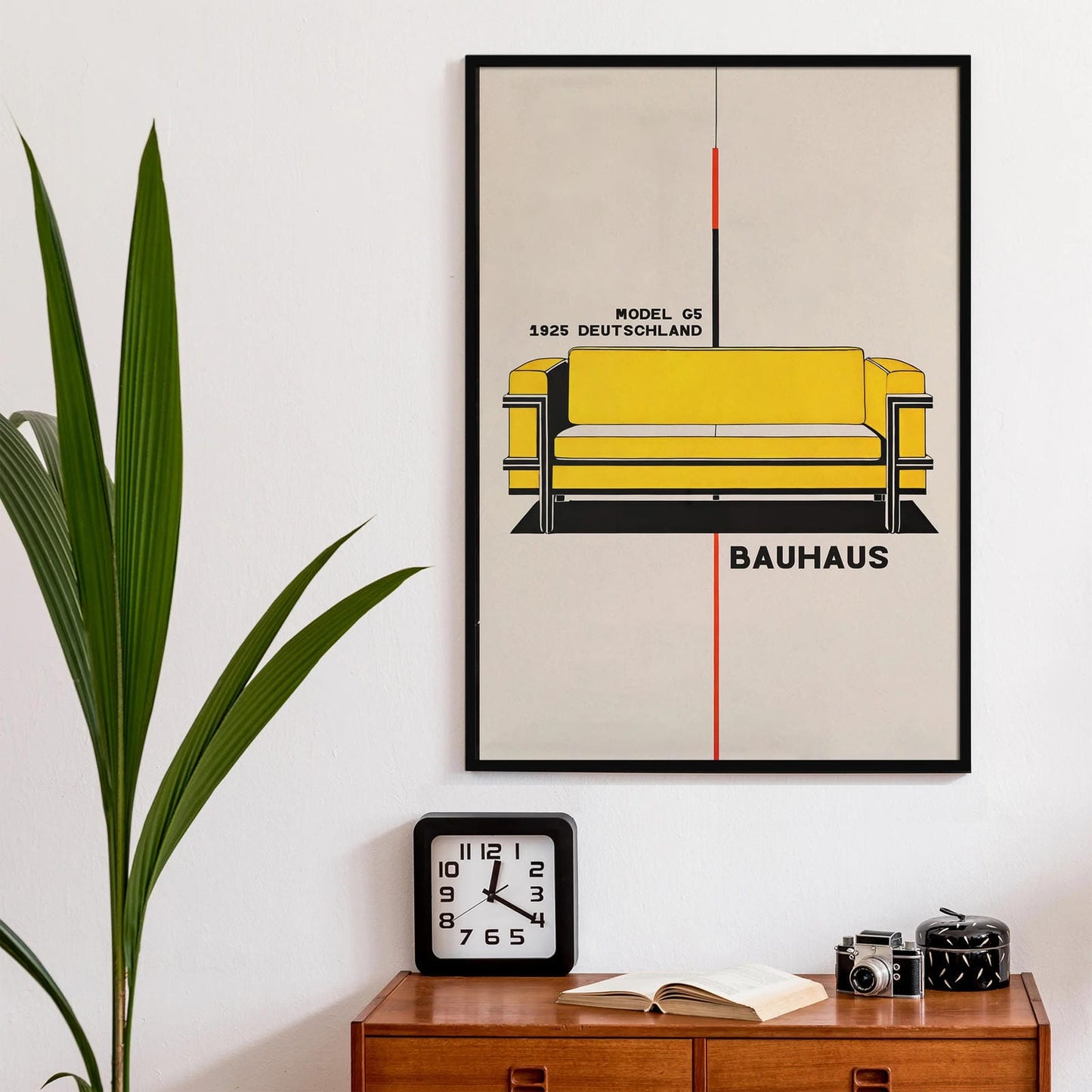 Bauhaus Furniture Retro Poster