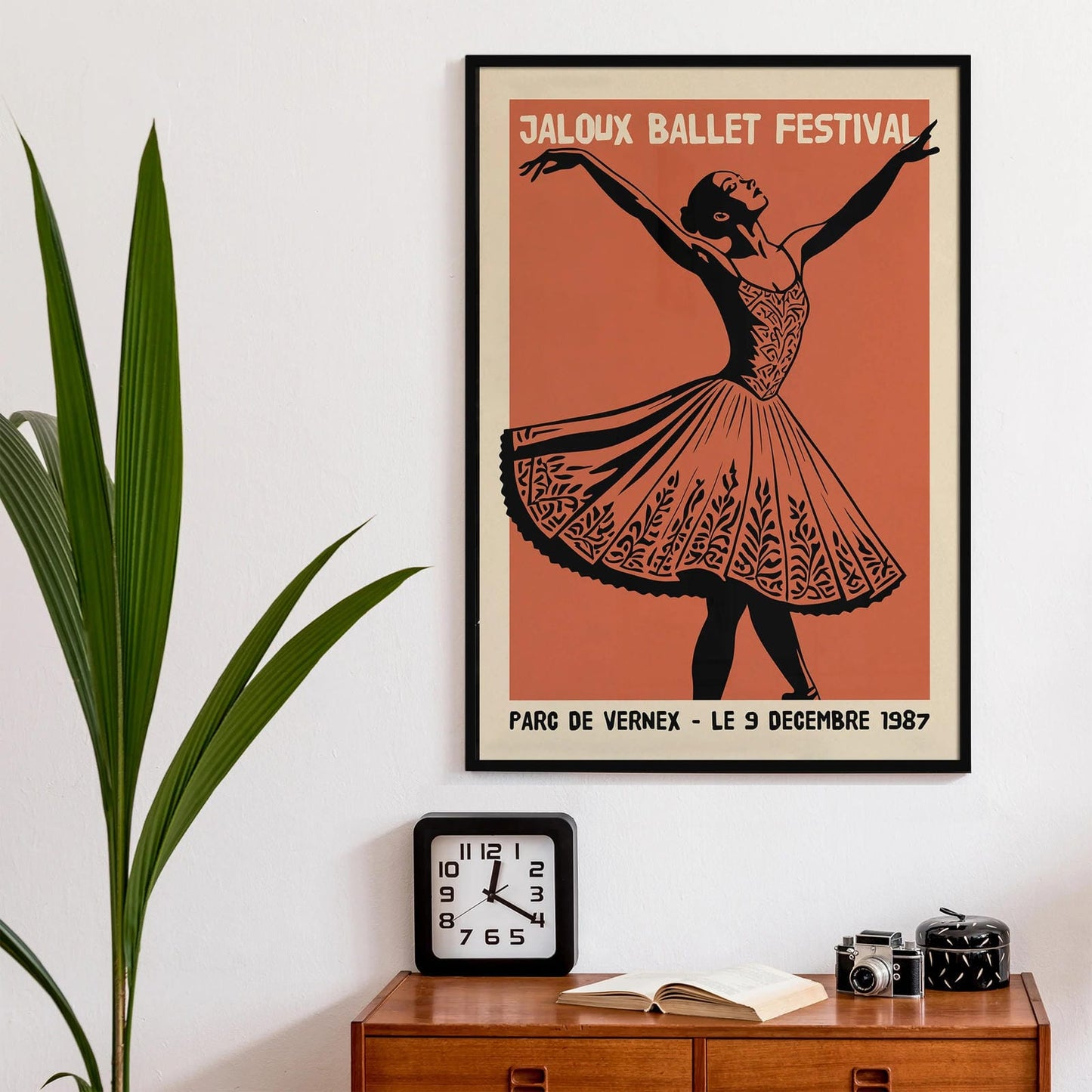 French Ballerina Wall Art Print