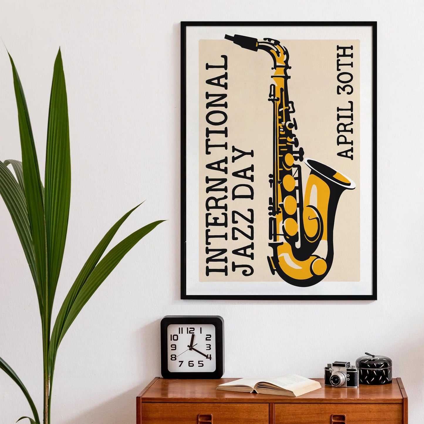 International Jazz Day Saxophone Poster