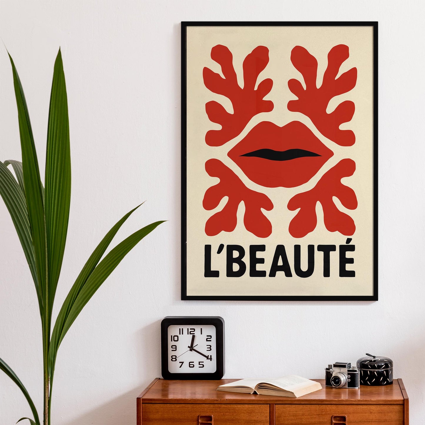 French Lips Art Print