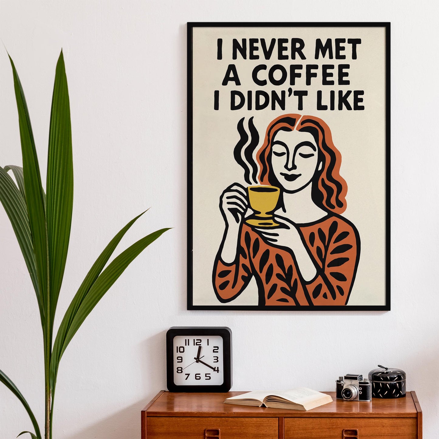 Coffee Lover Quote Wall Art