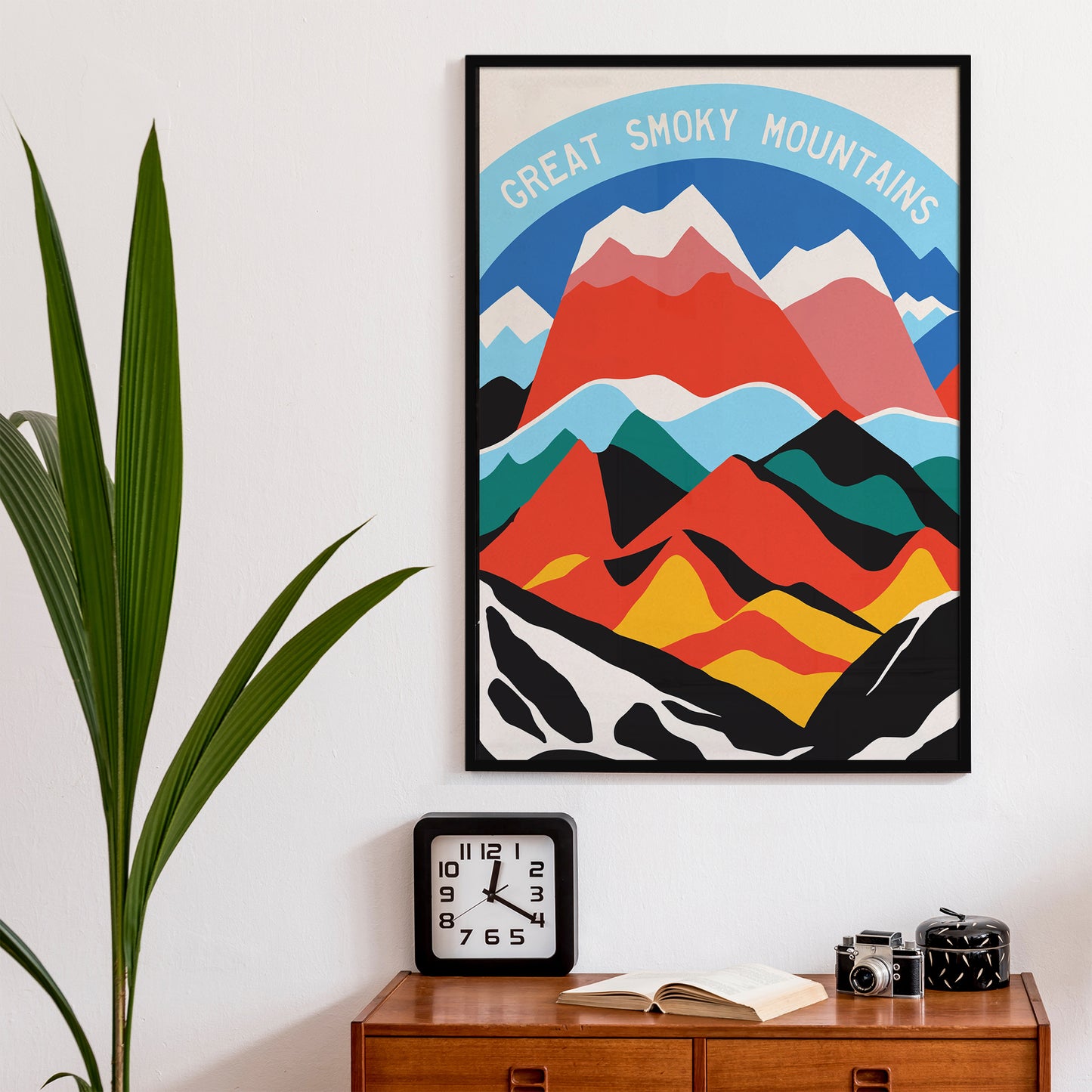 Great Smoky Mountains - Minimal Poster