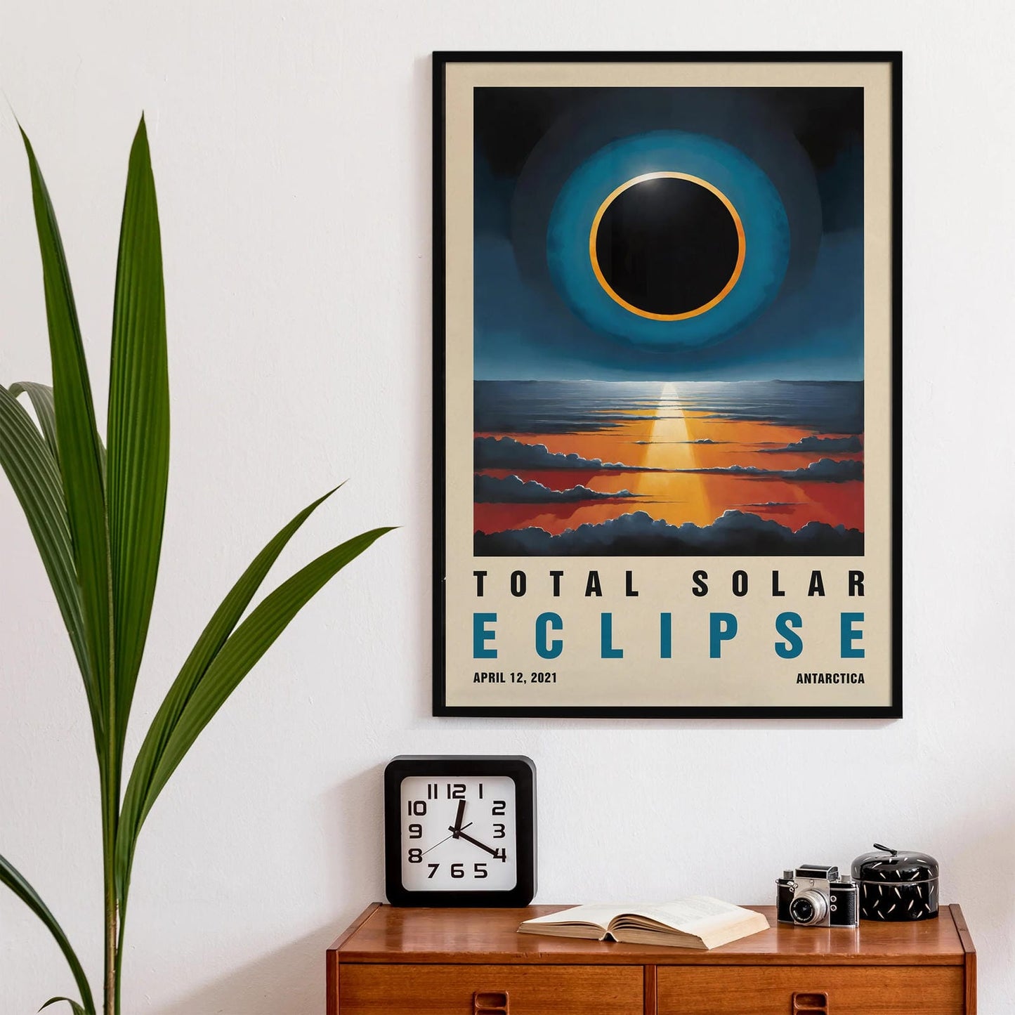 Solar Eclipse Antarctica Poster