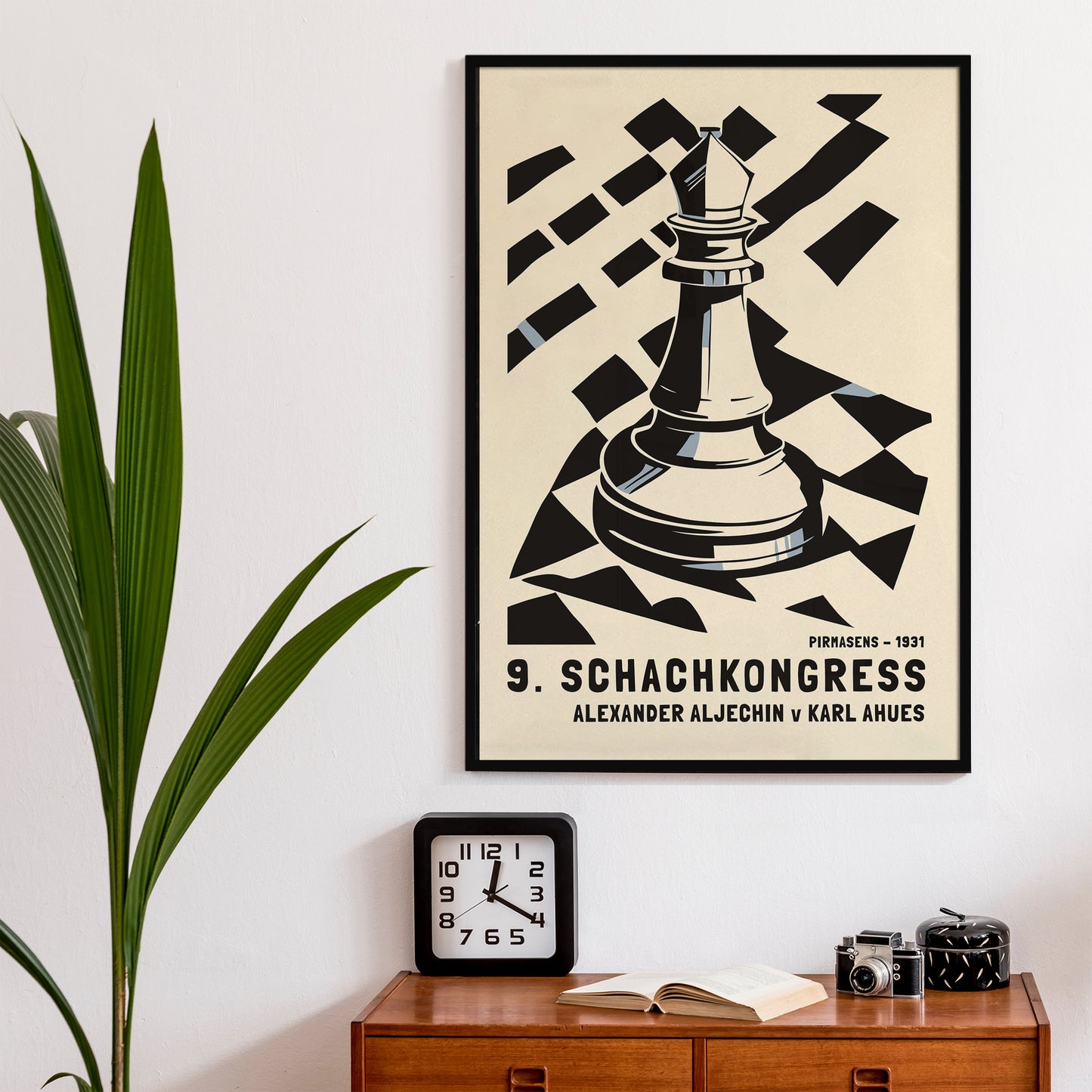 Vintage 1931 Chess Poster