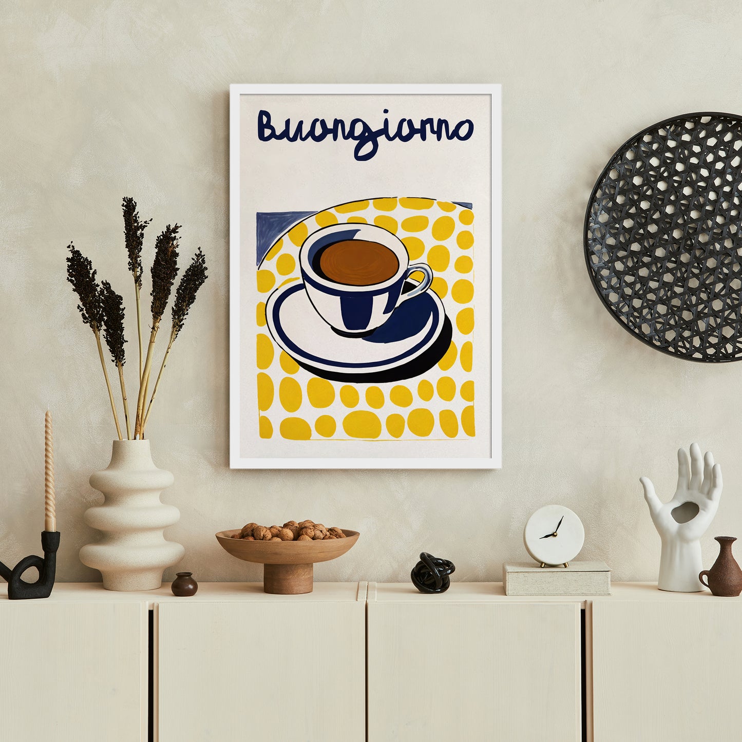 Buongiorno Italian Coffee Poster