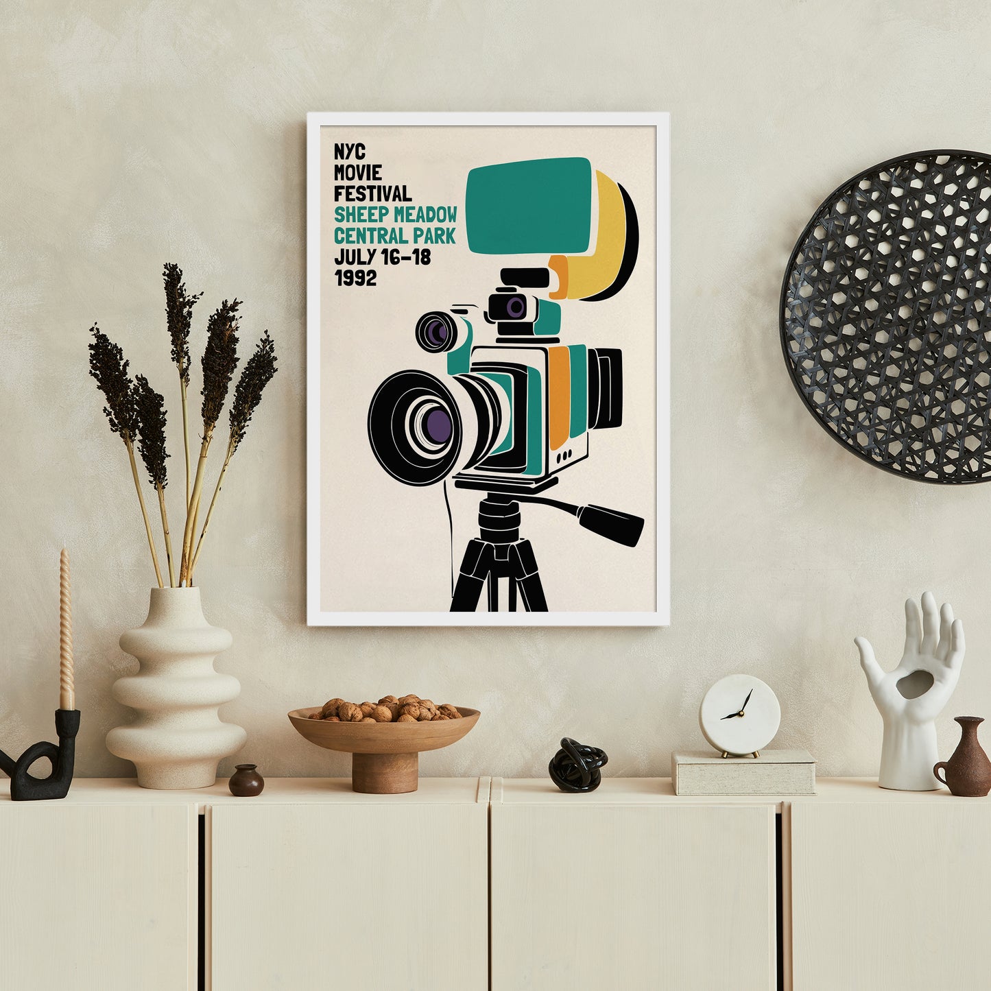 NYC Movie Festival 1992 Retro Poster