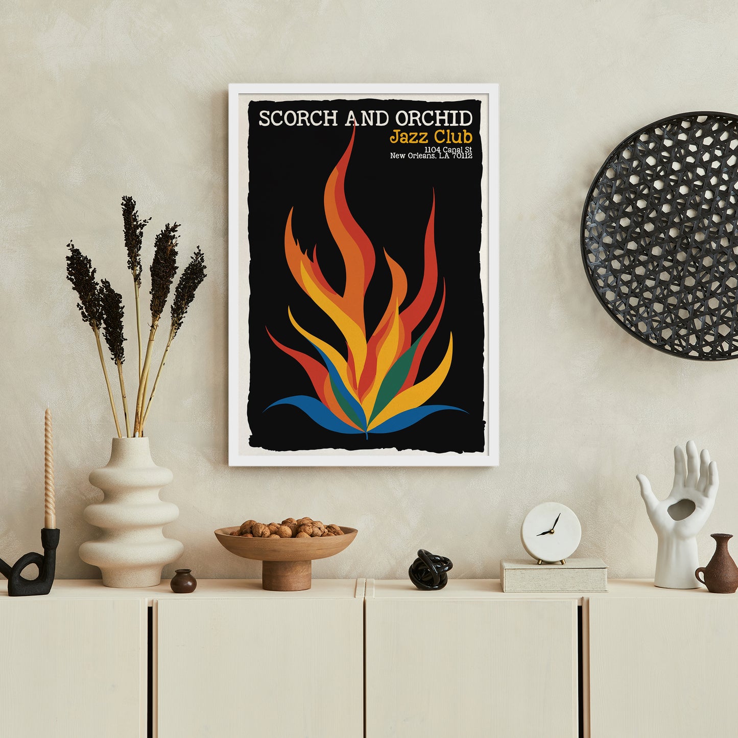 Scorch and Orchid Jazz Club New Orleans PPoster