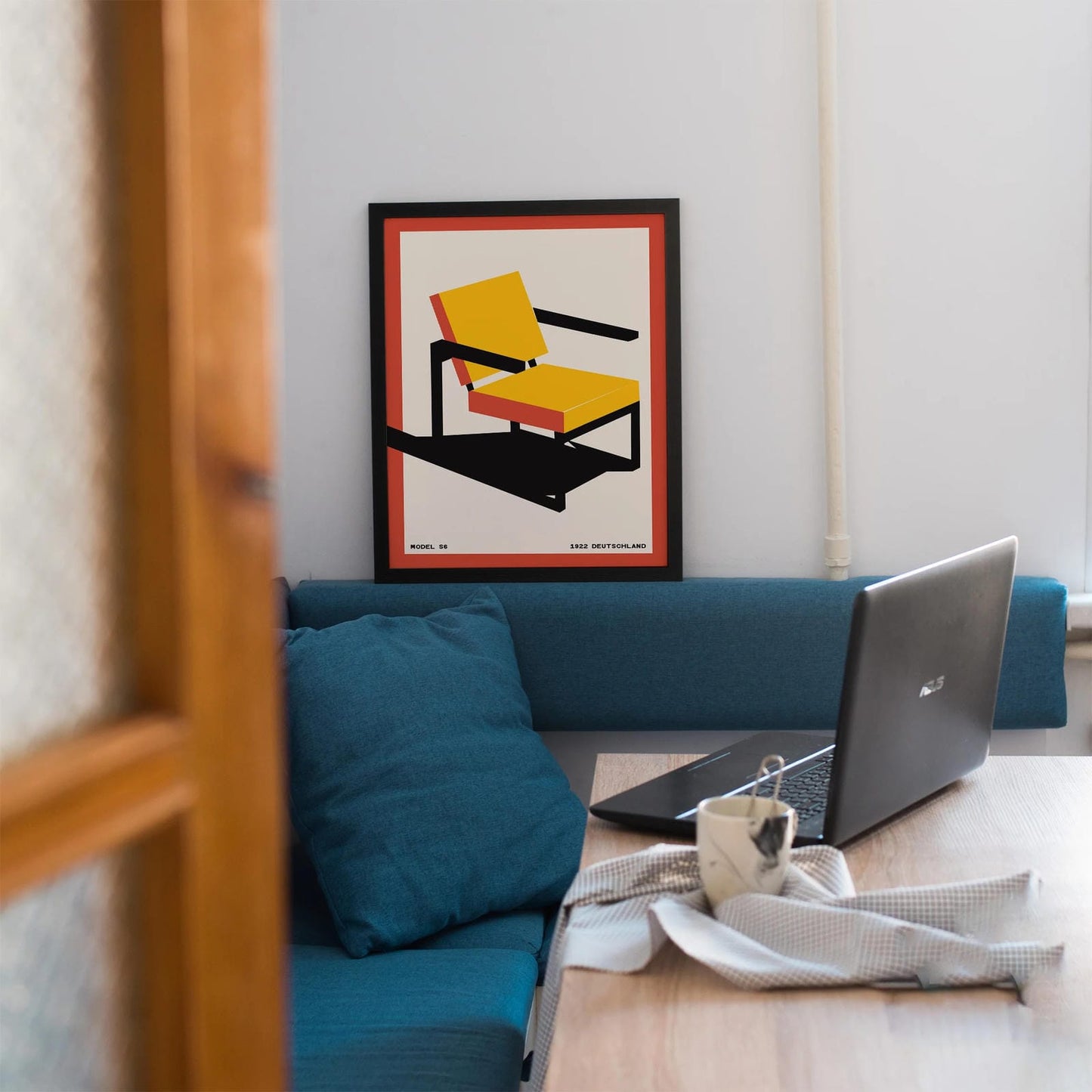 Bauhaus Chair 1922 Poster