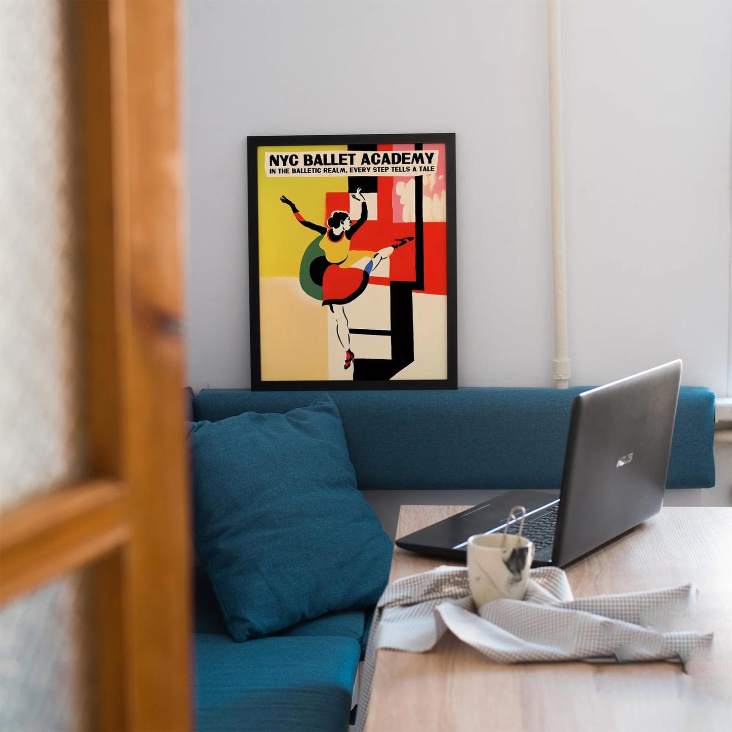 NYC Ballet Academy Vintage Poster