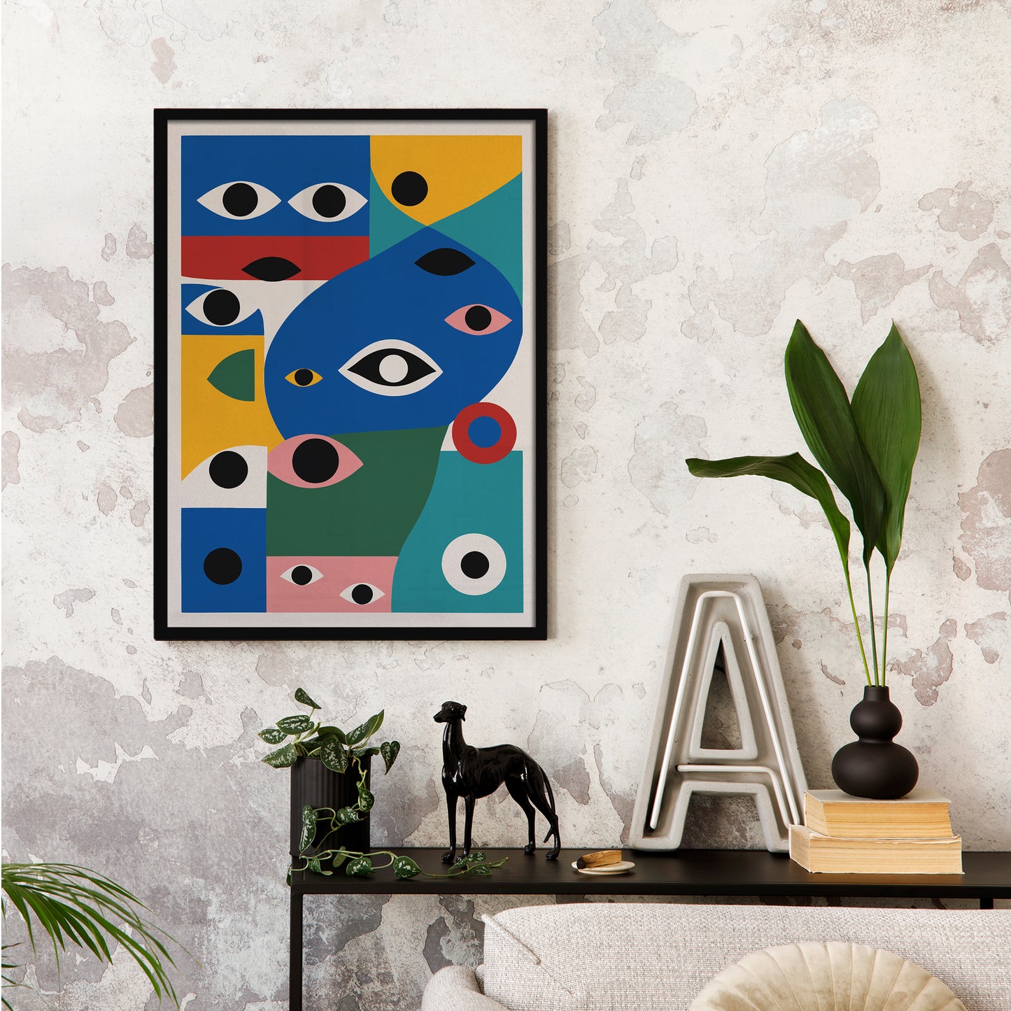 Abstract Vision MCM Art Print