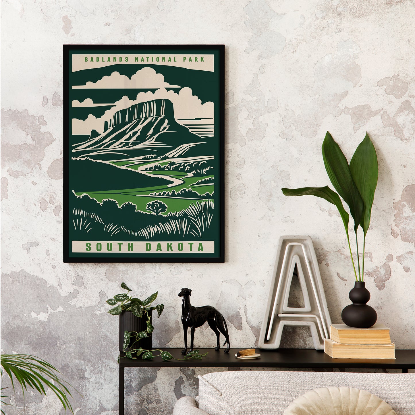 Badlands National Park South Dakota Poster