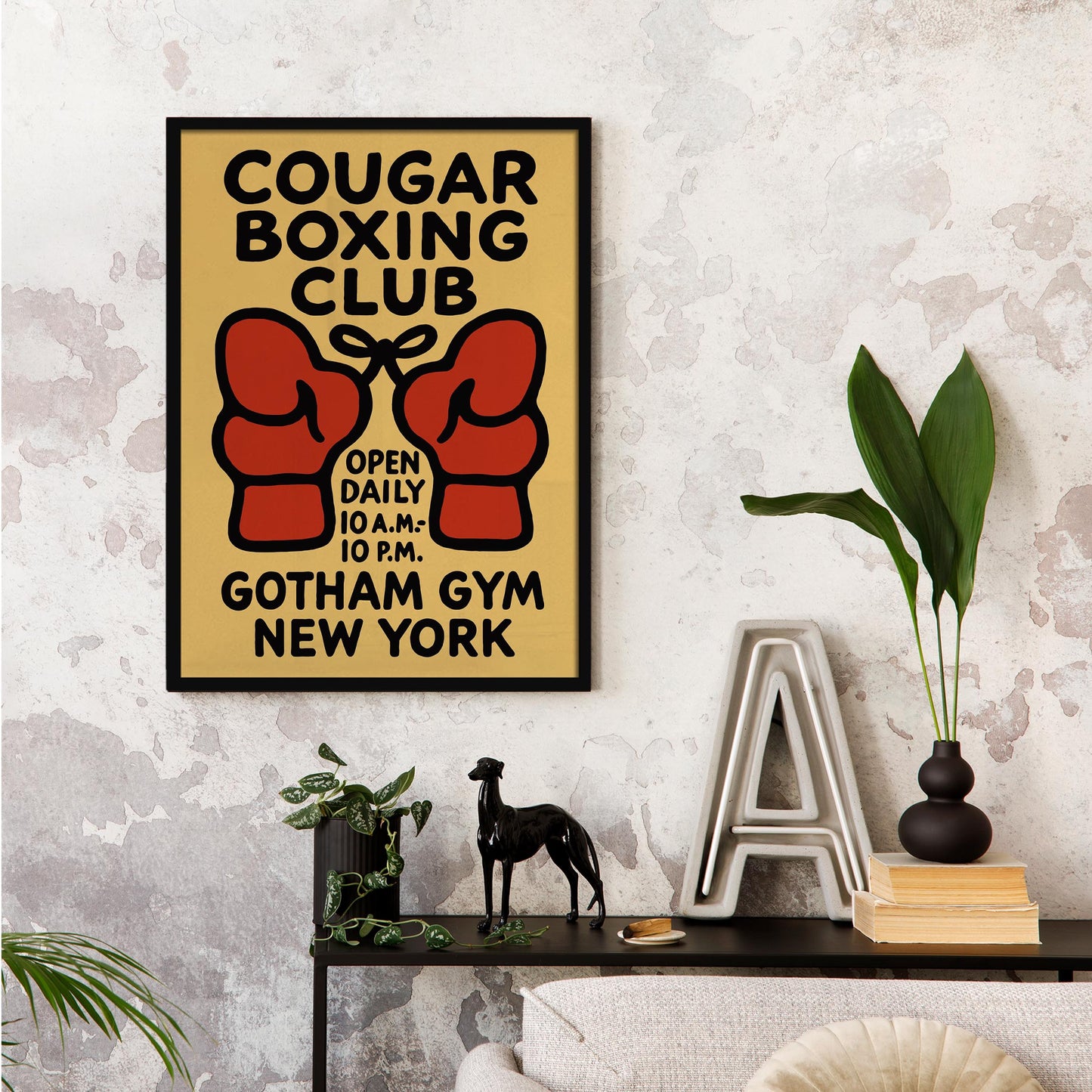 Cougar Boxing Club NYC Poster