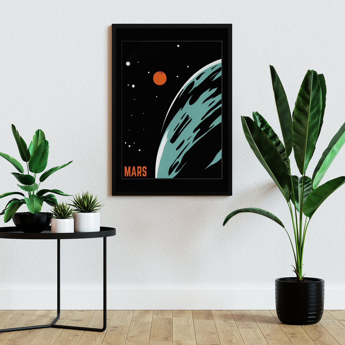 Minimal Planet Mars Poster