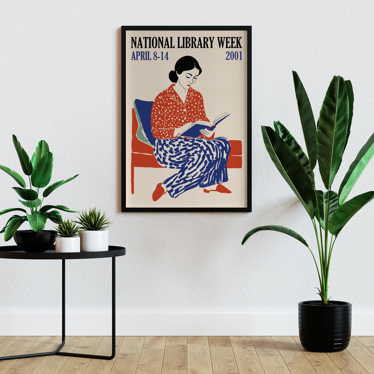 Library Week Reading Poster