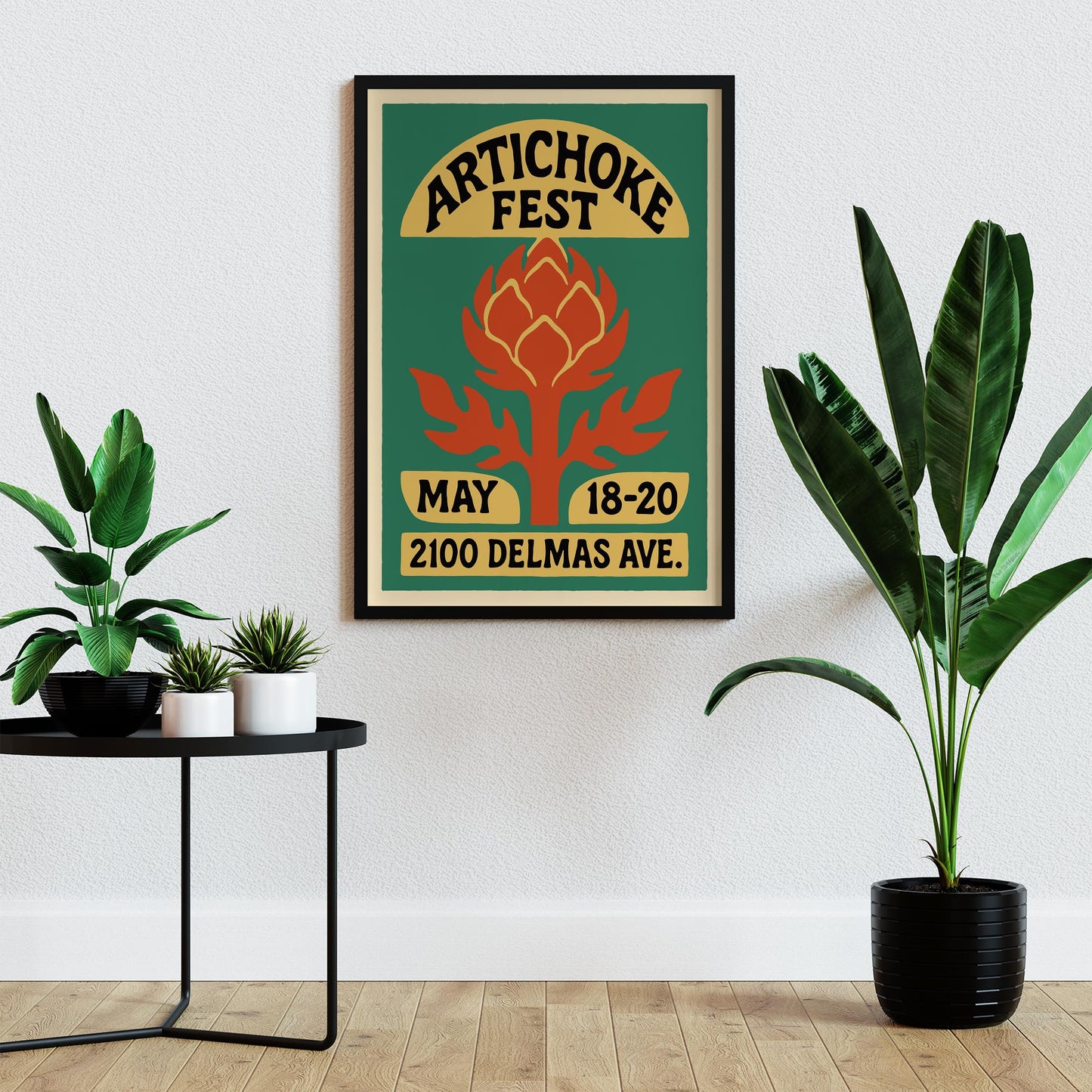 Artichoke Fest Wall Art Print