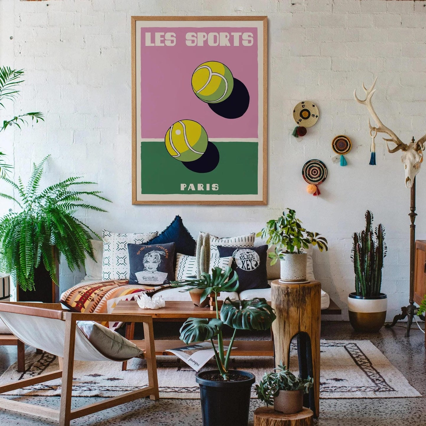 Les Sports Tennis Paris Wall Art