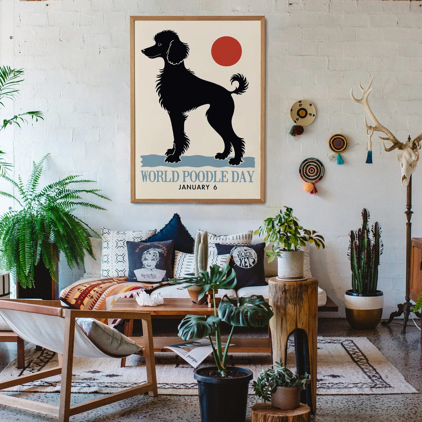 World Poodle Day Minimalist Art