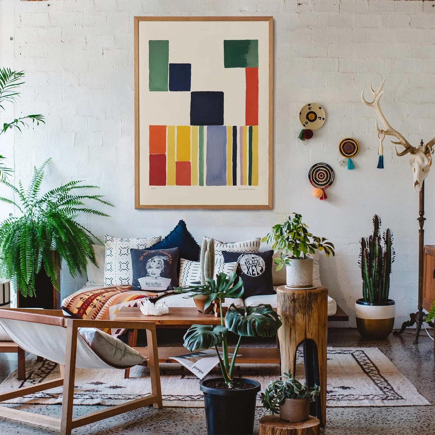 Modern Shapes Art Print