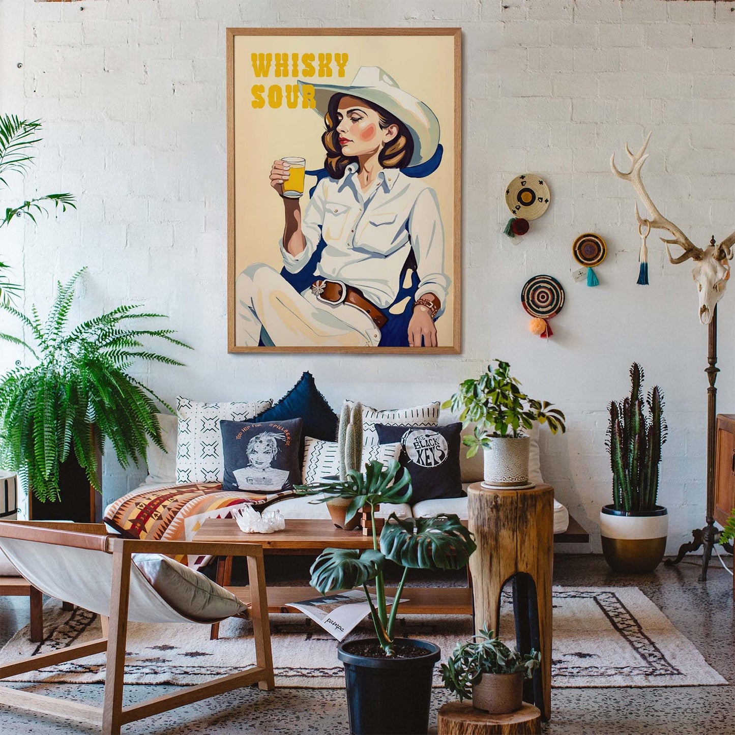 Whisky Sour Cowgirl Poster