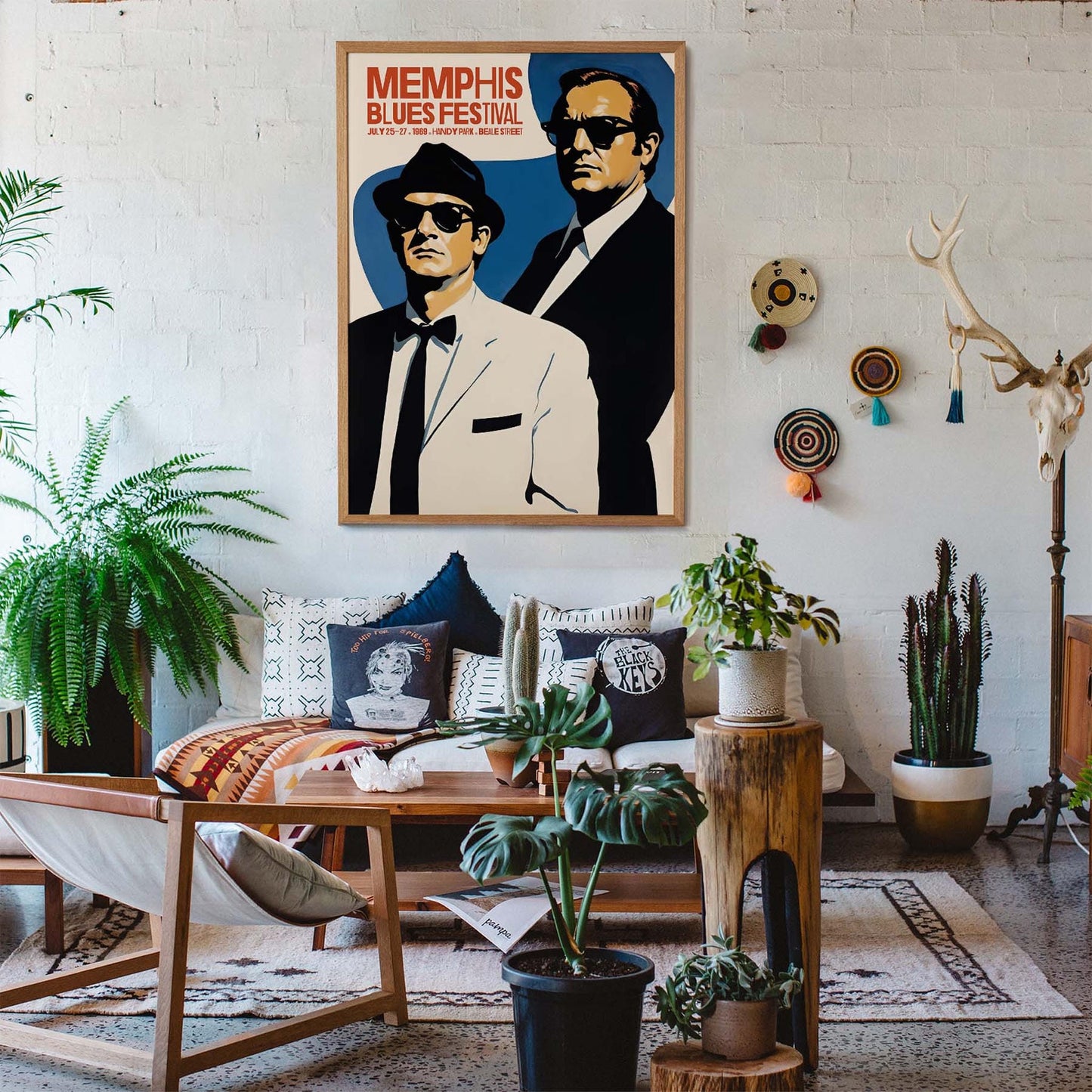 Memphis Blues Festival 1969 Print