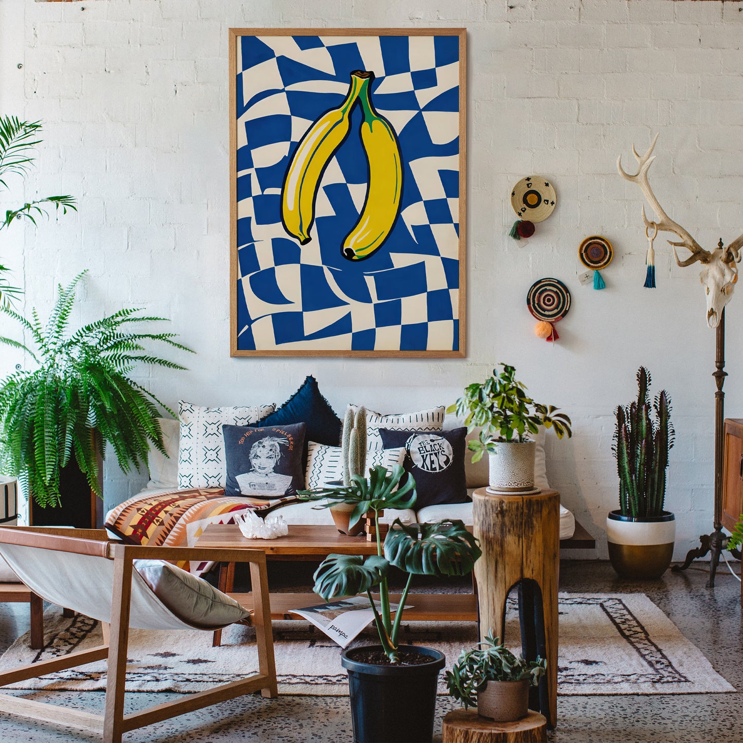 Whimsical Banana Art Print