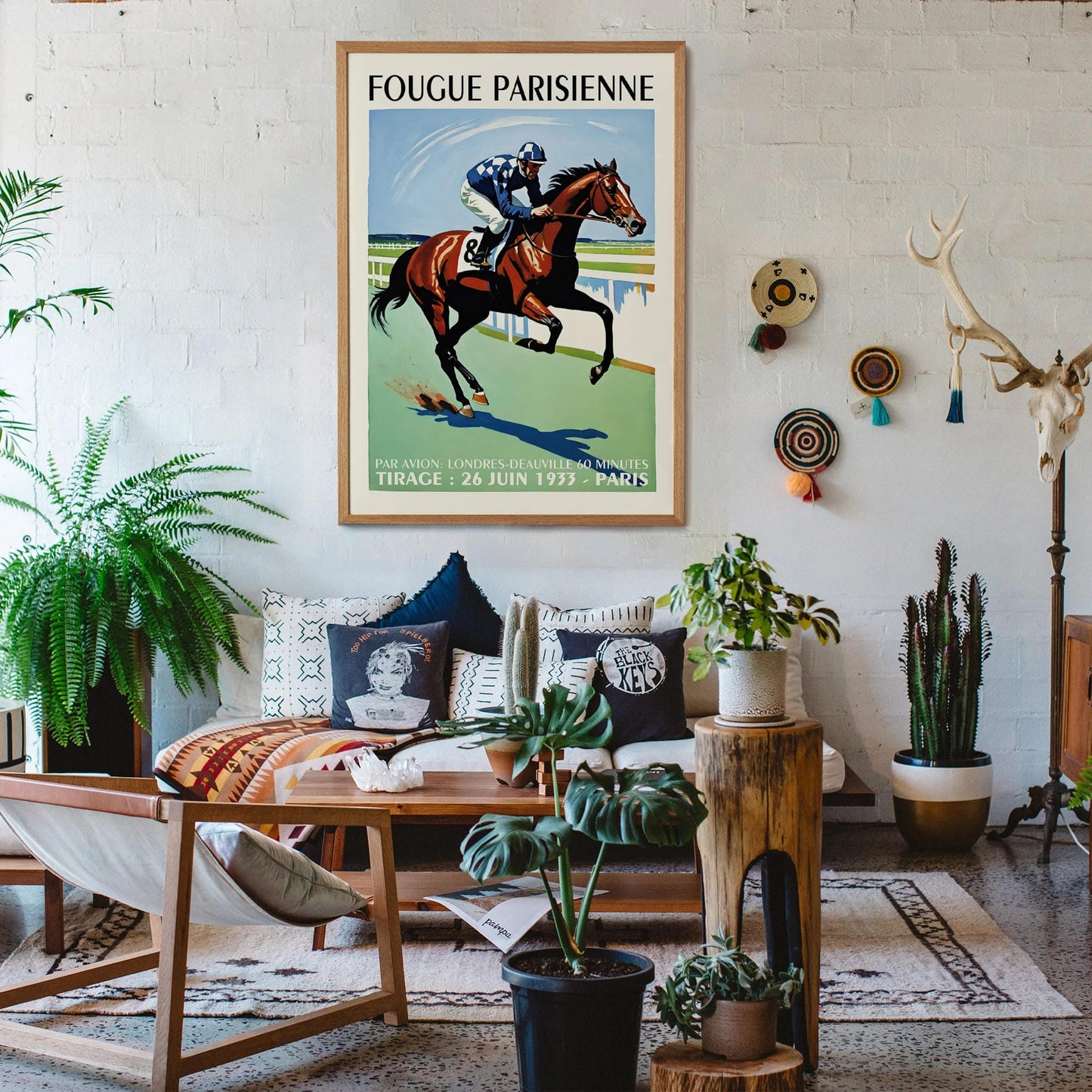 Vintage Paris Horse Racing Poster